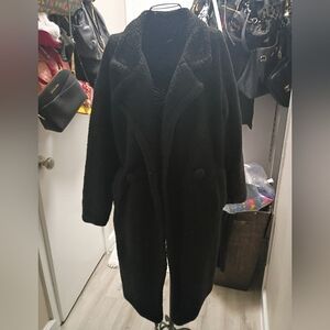Fashion Nova Black Teddy Jacket